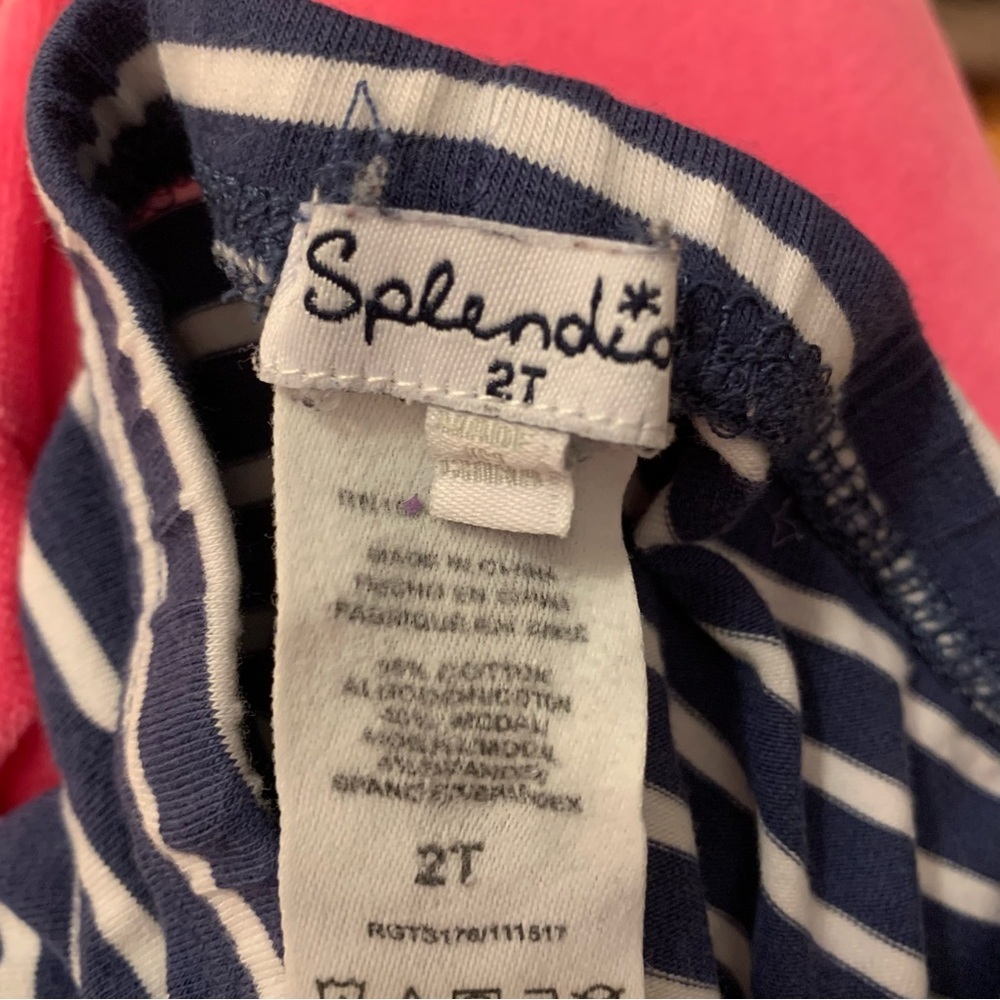 Splendid Striped Leggings 2T - Picture 3 of 3